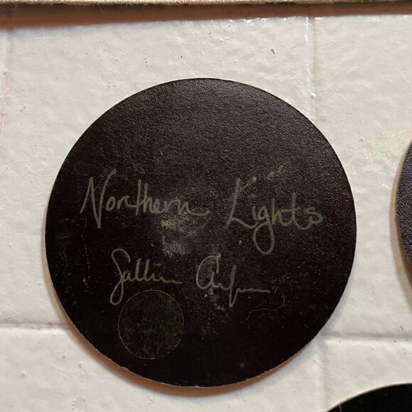 Anthropologie Forest merriment leather coasters - Picture 11 of 11